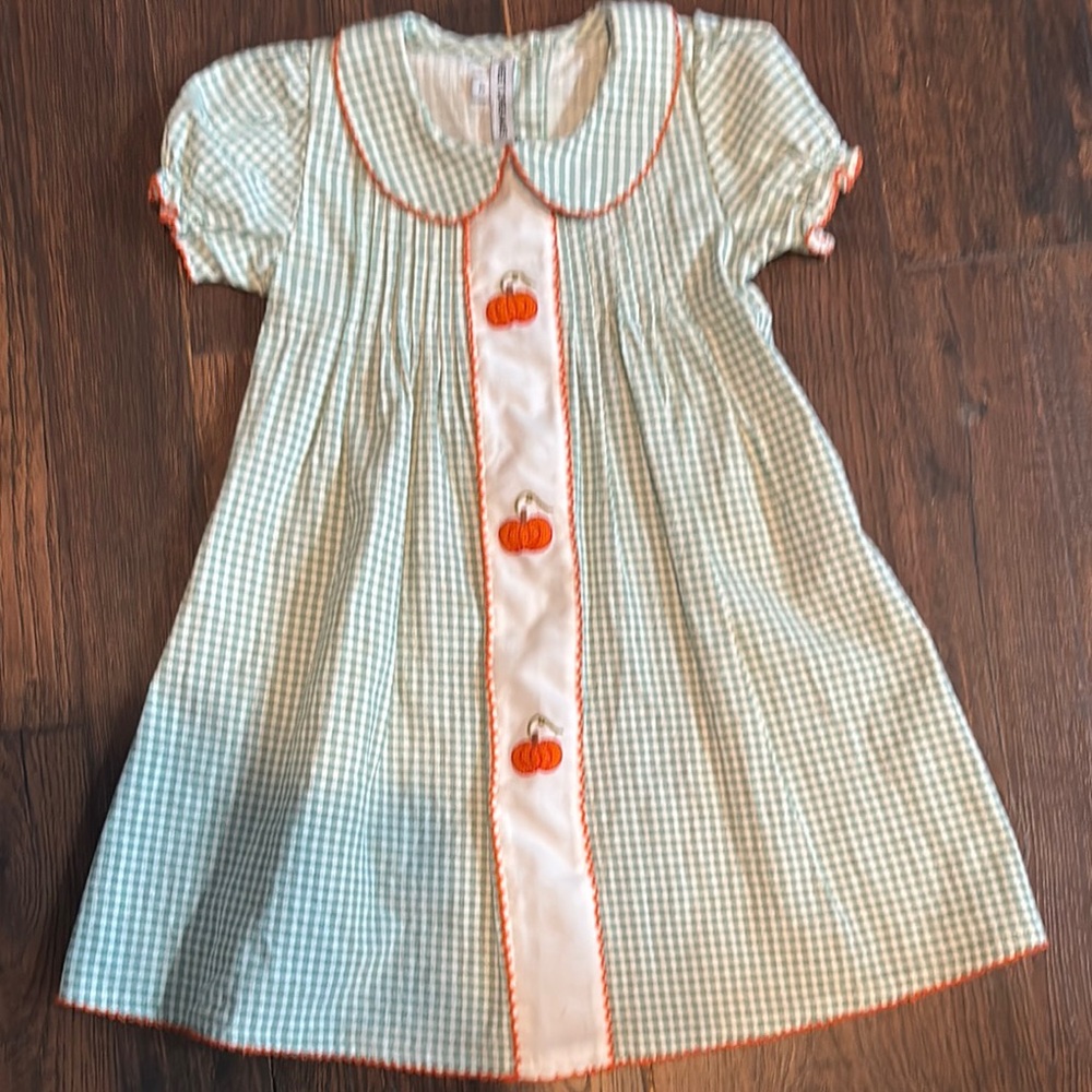 Sweet Dreams Green and White Gingham Dress